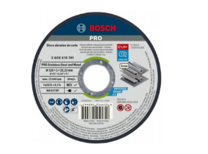 2608619741 - CORTE RECTO STANDARD INOX 115X1; 4-1/2 2608619741