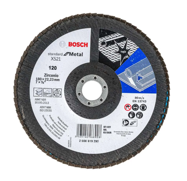 2608619295 - DISC FLAP STANDARD METAL BOSCH G120 2608619295