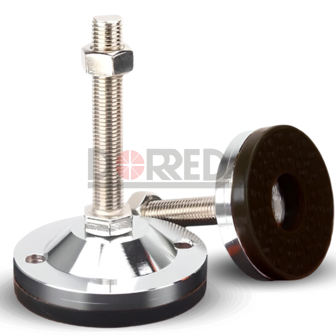 DRC0145 - PIE NIVELADOR INOX NEGRO D60 M12*100 DRC0145
