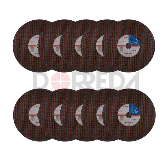 DRC0244 - KIT DE 10 DISCOS ABR CORTE STAND METAL 2M 14" (2608602759) DRC0244